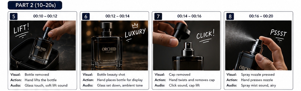 Storyboard Afiliasi Iklan Parfum